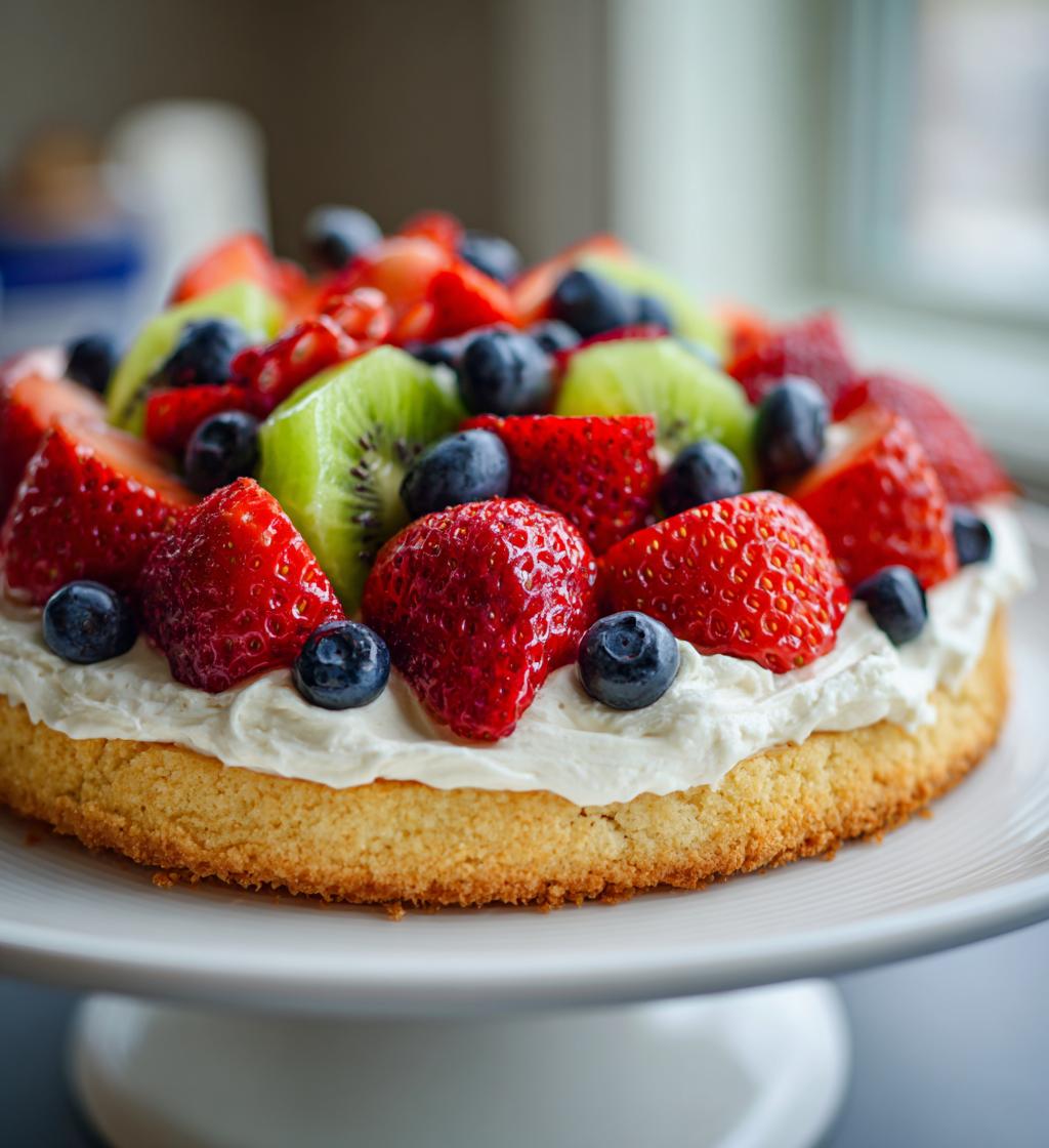 fruit pizza sugar cookie dough