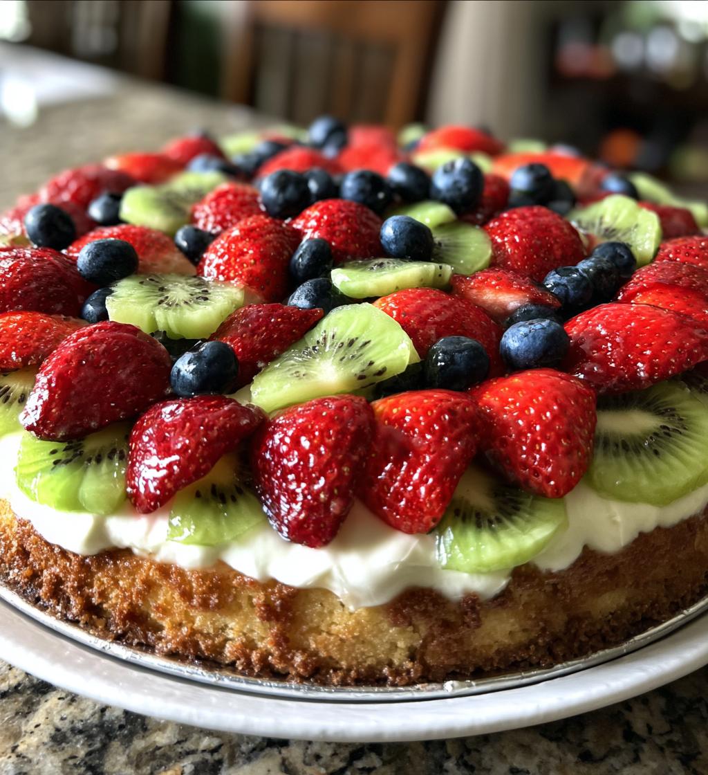 fruit pizza sugar cookie recipe easy