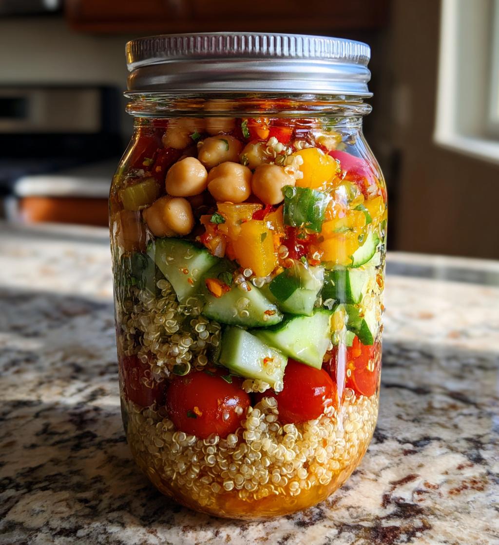 mason jar meal prep