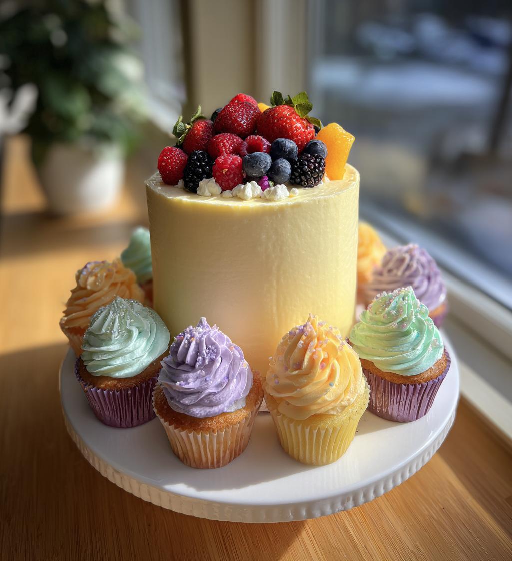 mothers day cakes and cupcakes