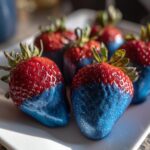 mother's day strawberries blue
