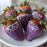 mother's day strawberries purple
