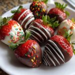 mother's day strawberries red