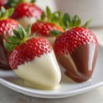 mother's day strawberries white