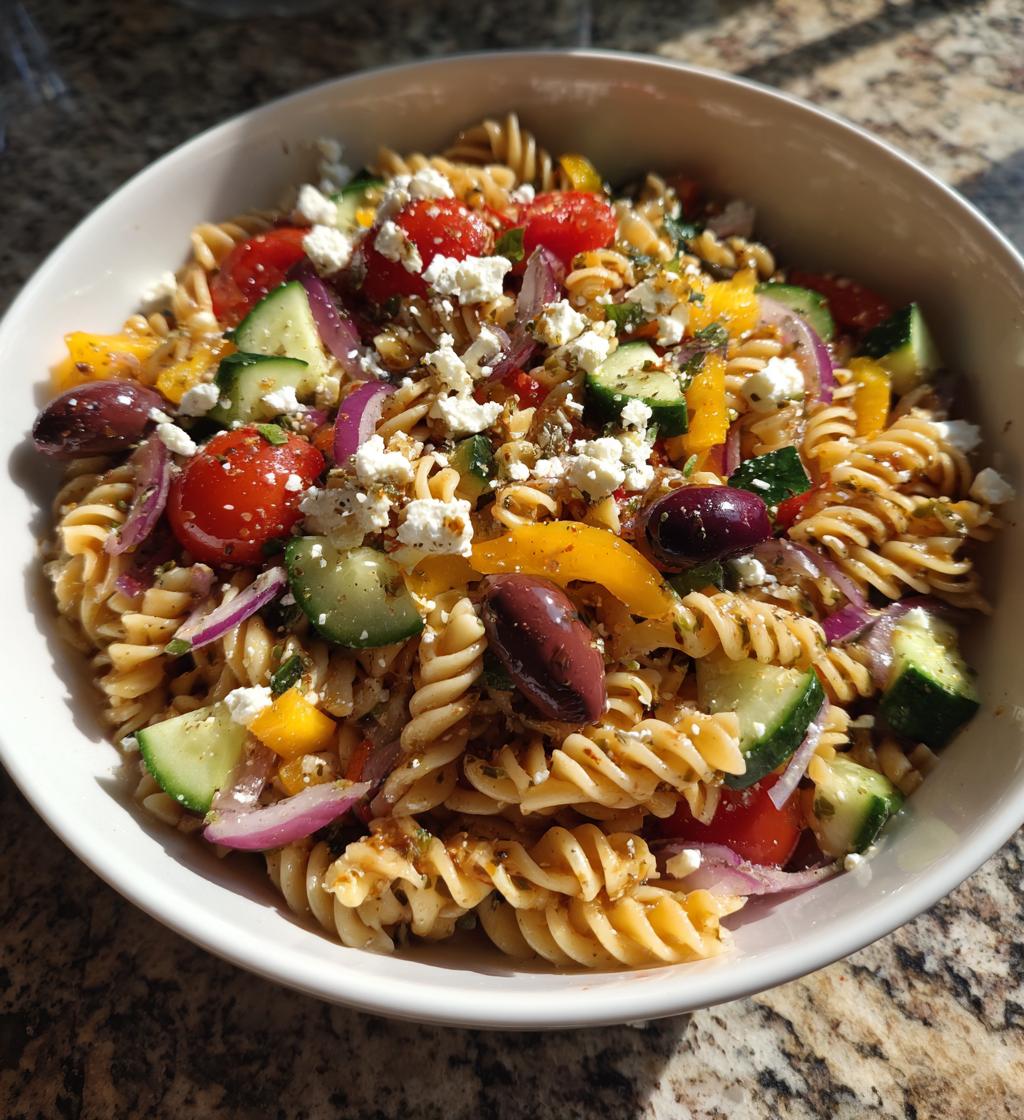 pasta salad recipes healthy greek