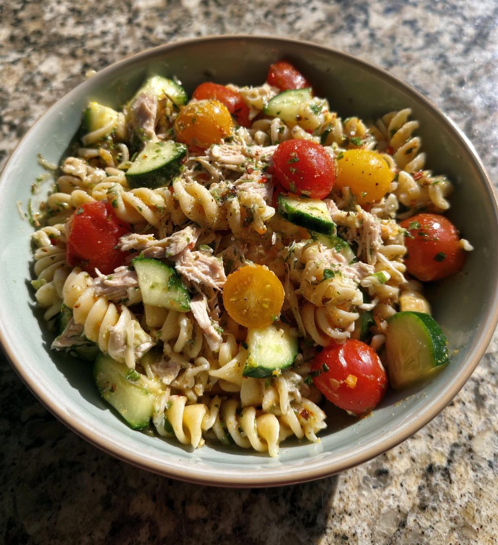 pasta salad recipes healthy tuna