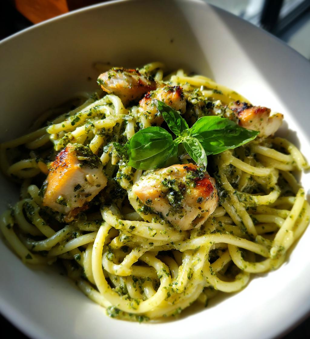 pesto chicken pasta