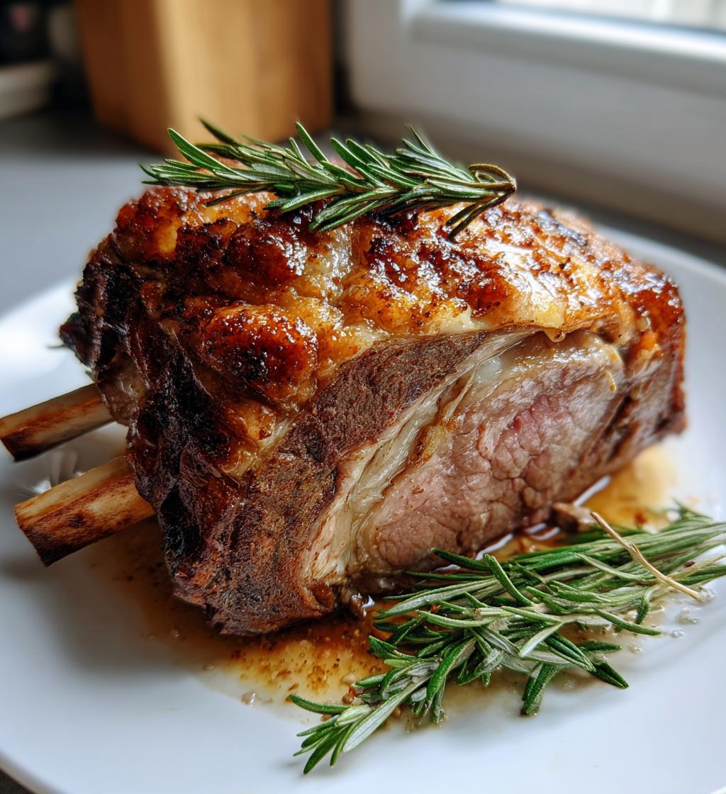 rib roast recipe bone in