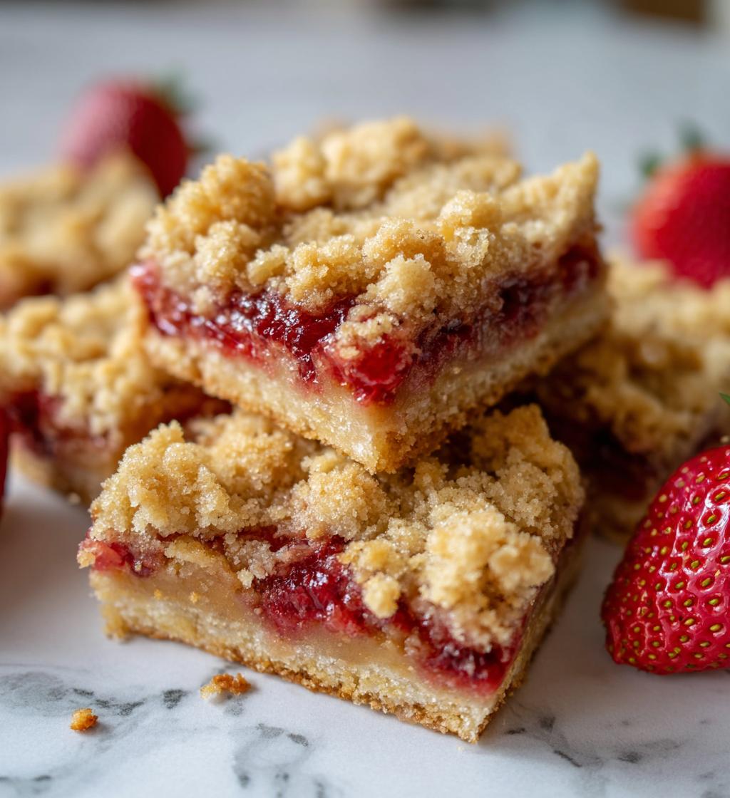 strawberry pie bars