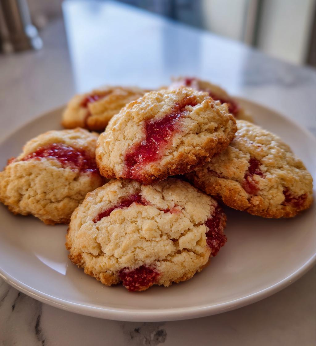 strawberry pie cookies