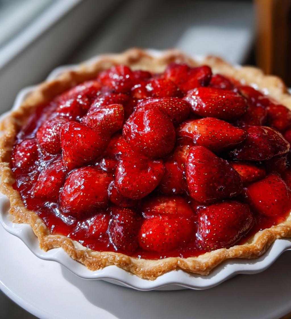 strawberry pie recipe with gelatin