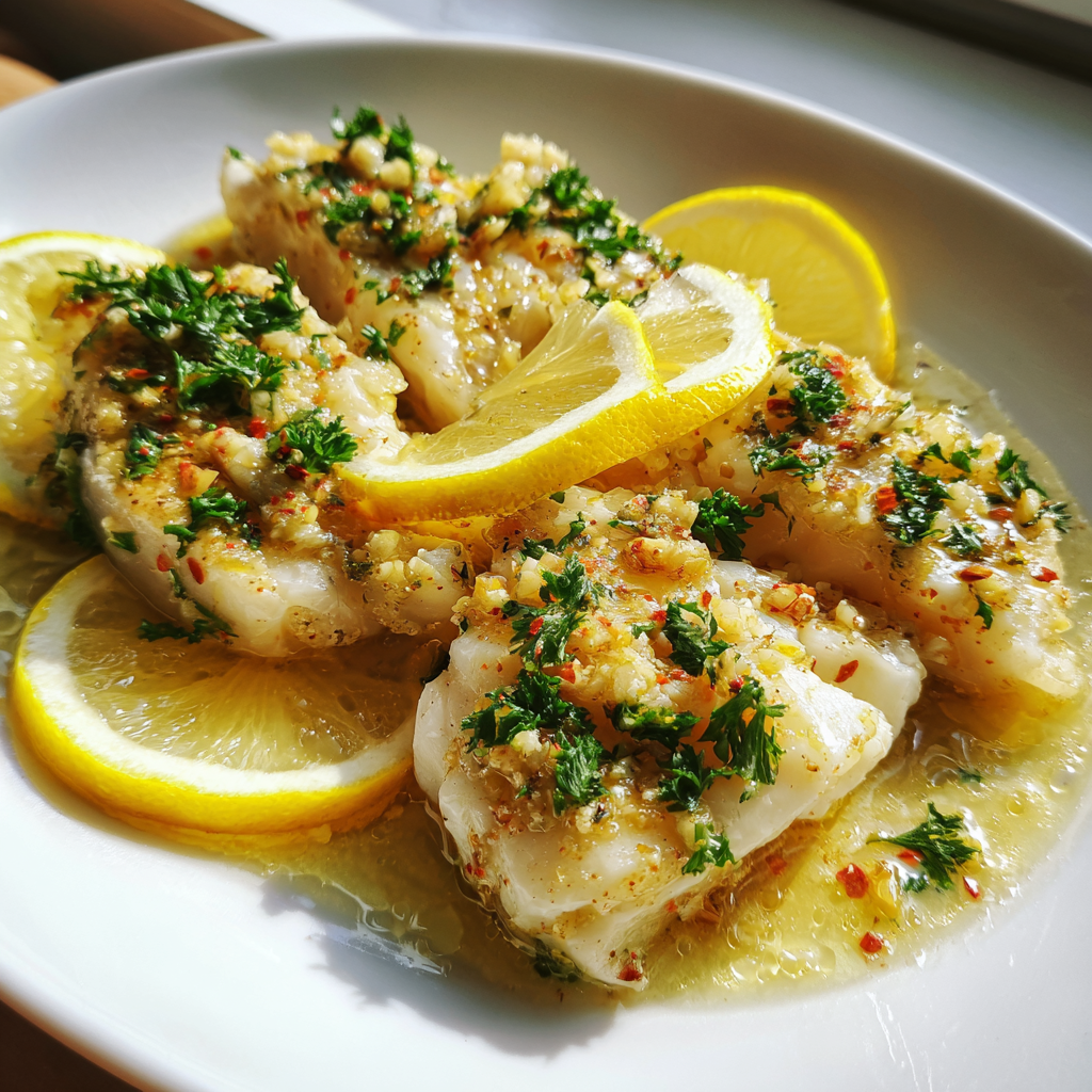 Baked Butter and Garlic Cod: 5-Star Flavor for Dinner