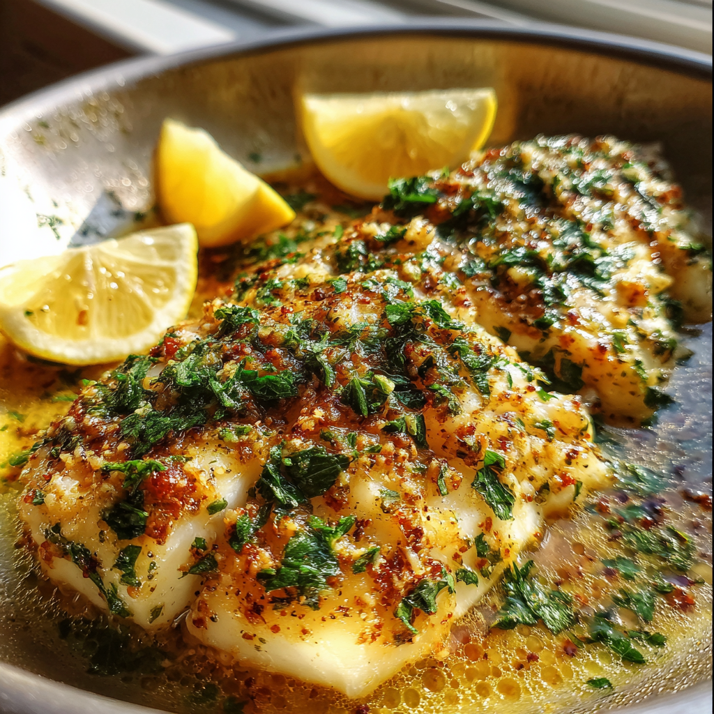 Baked Cod with Parmesan Garlic Butter: 5-Star Flavor Boost