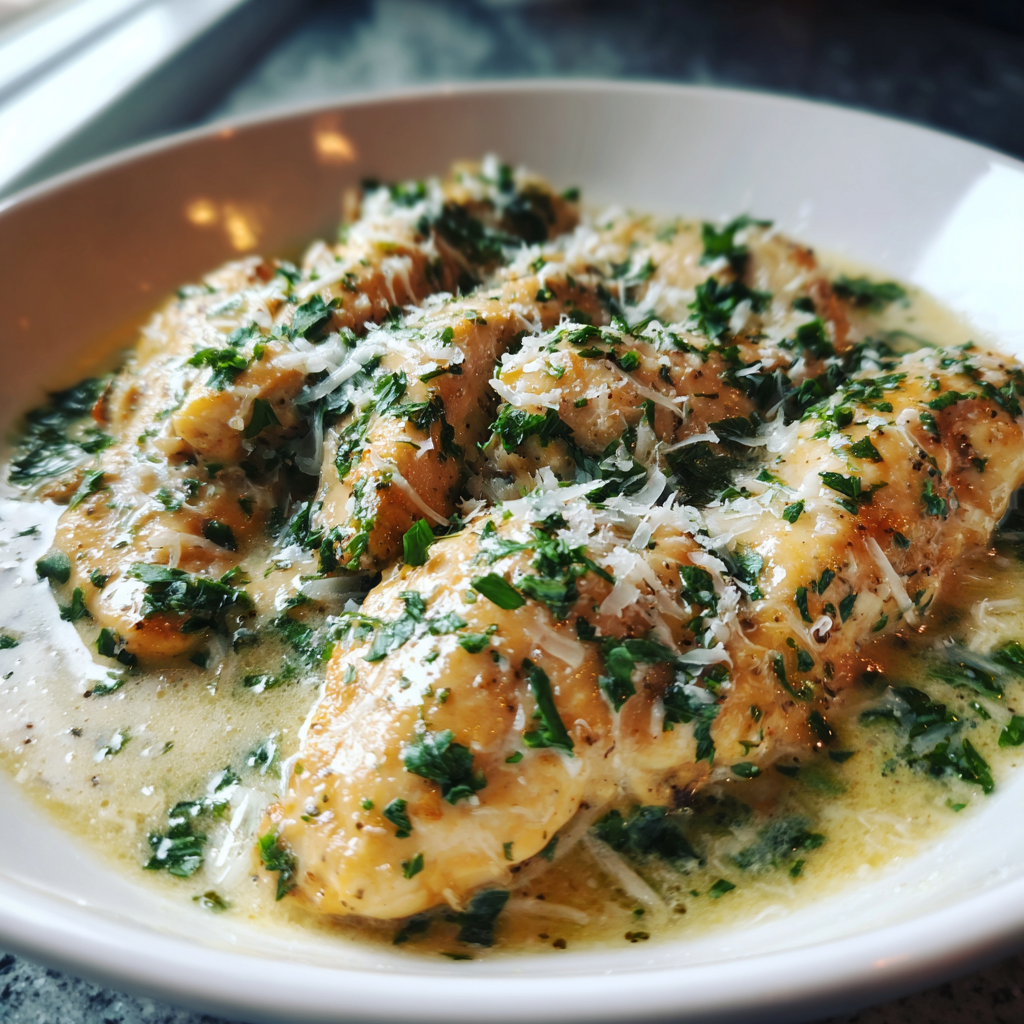 Recipes with Chicken: 15-Minute Creamy Garlic Delight