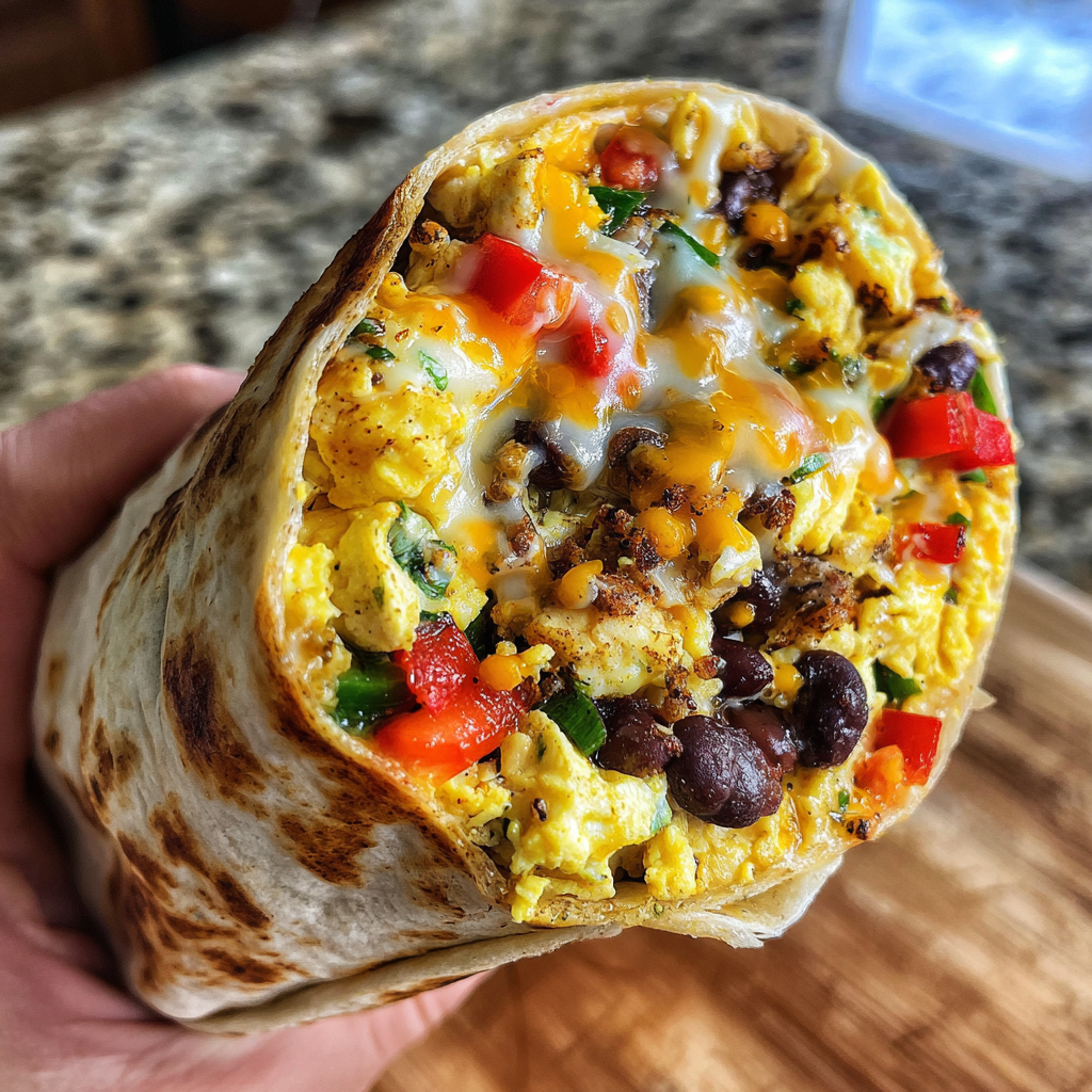 Vegetarian Breakfast Burrito: 20-Minute Flavor Burst