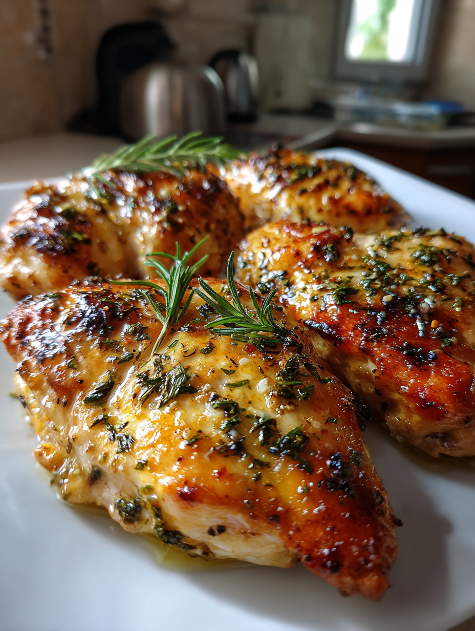 healthy chicken recipes: Delicious Grilled Chicken with Herbs