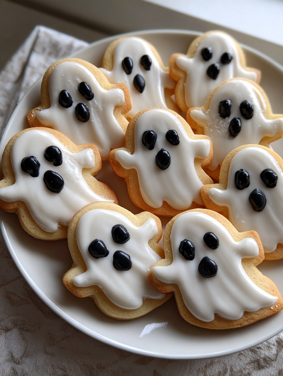 Ghost Shaped Sugar Cookies: Easy and Fun Treats for Halloween