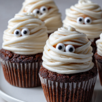Mummy Cupcakes with Cream Cheese Frosting: The Perfect Halloween Treat