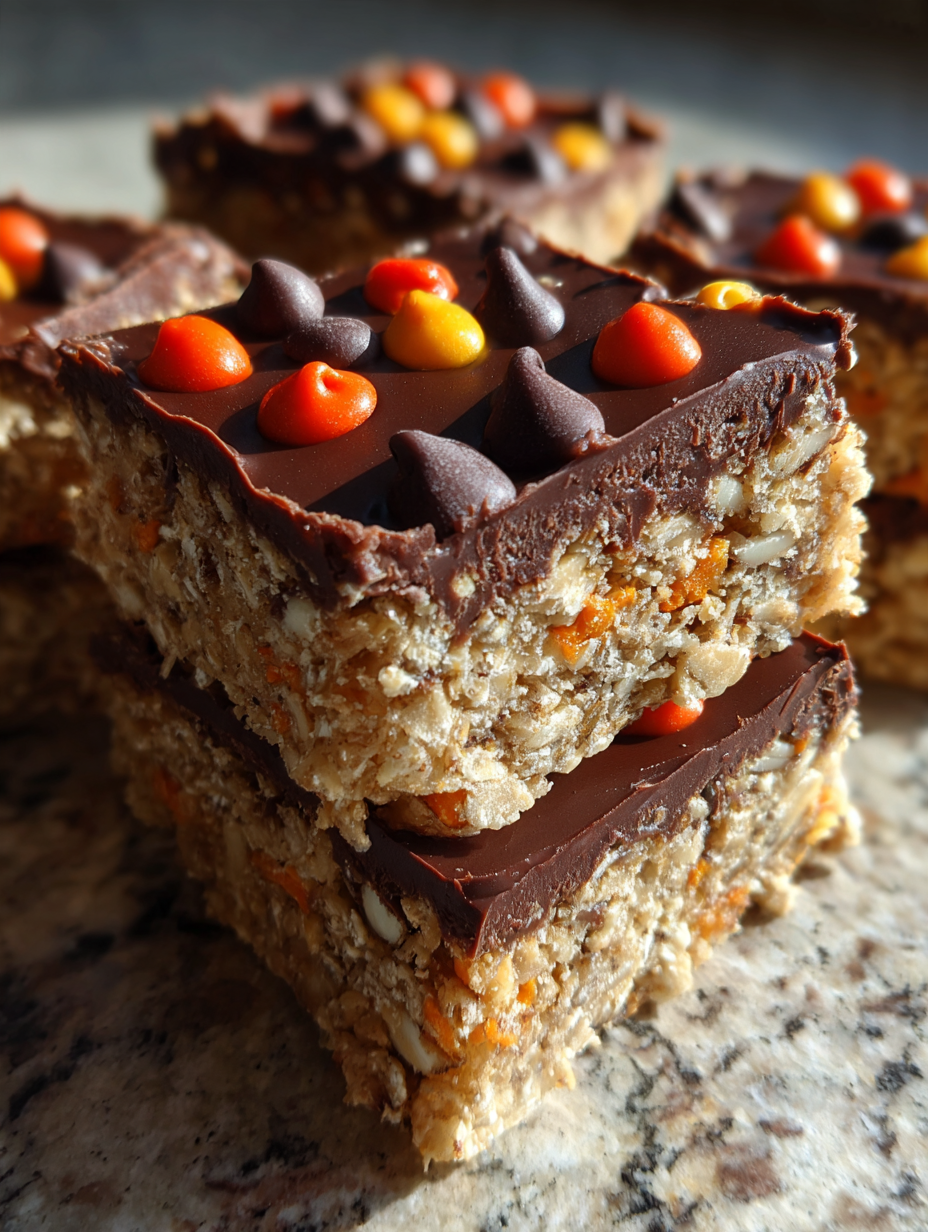 No-Bake Halloween Oat Bars: Deliciously Spooky Treats for Kids