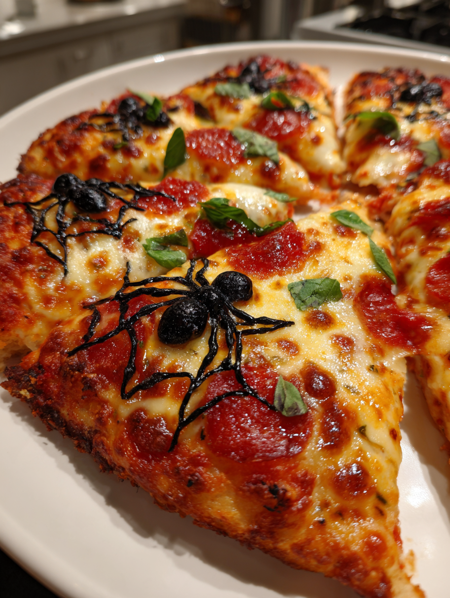 Spider Web Pizza Dinner Idea: A Delicious Halloween Treat